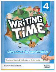 Writing Time - Student Practice Book: QLD Fonts (Year 4)