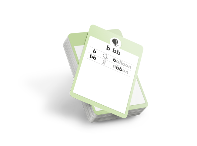 Sound Waves Spelling - Standard Sound Box Playing Cards