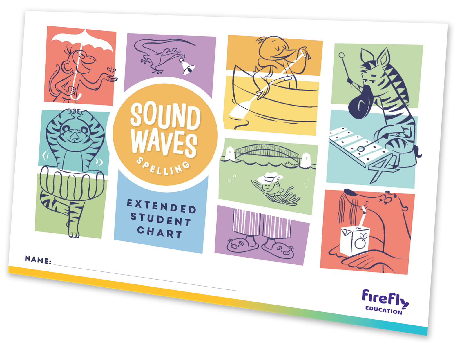 Sound Waves Spelling - Extended Student Chart