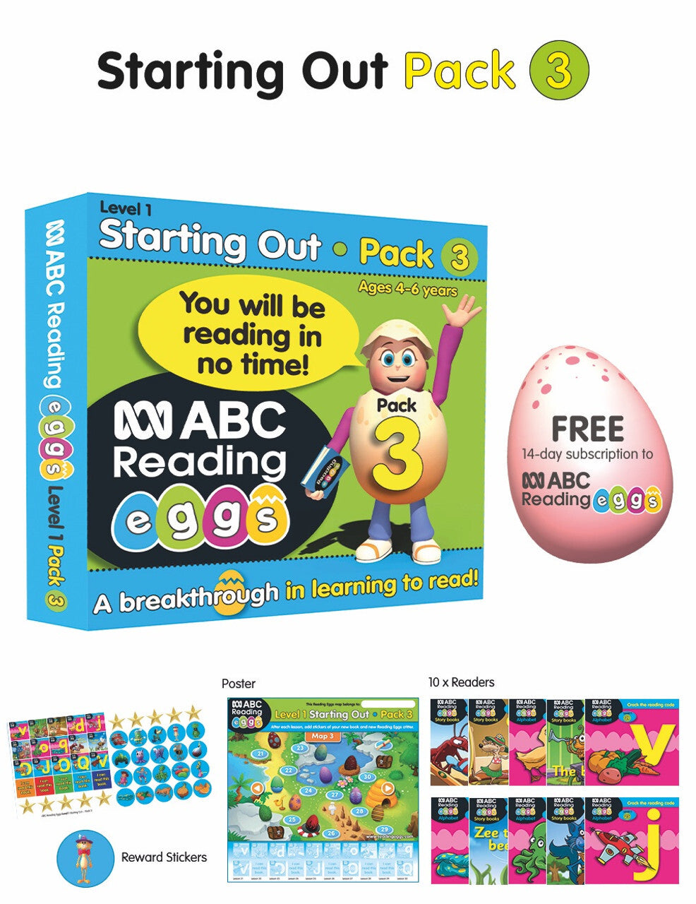 ABC Reading Eggs - Starting Out: Pack 3