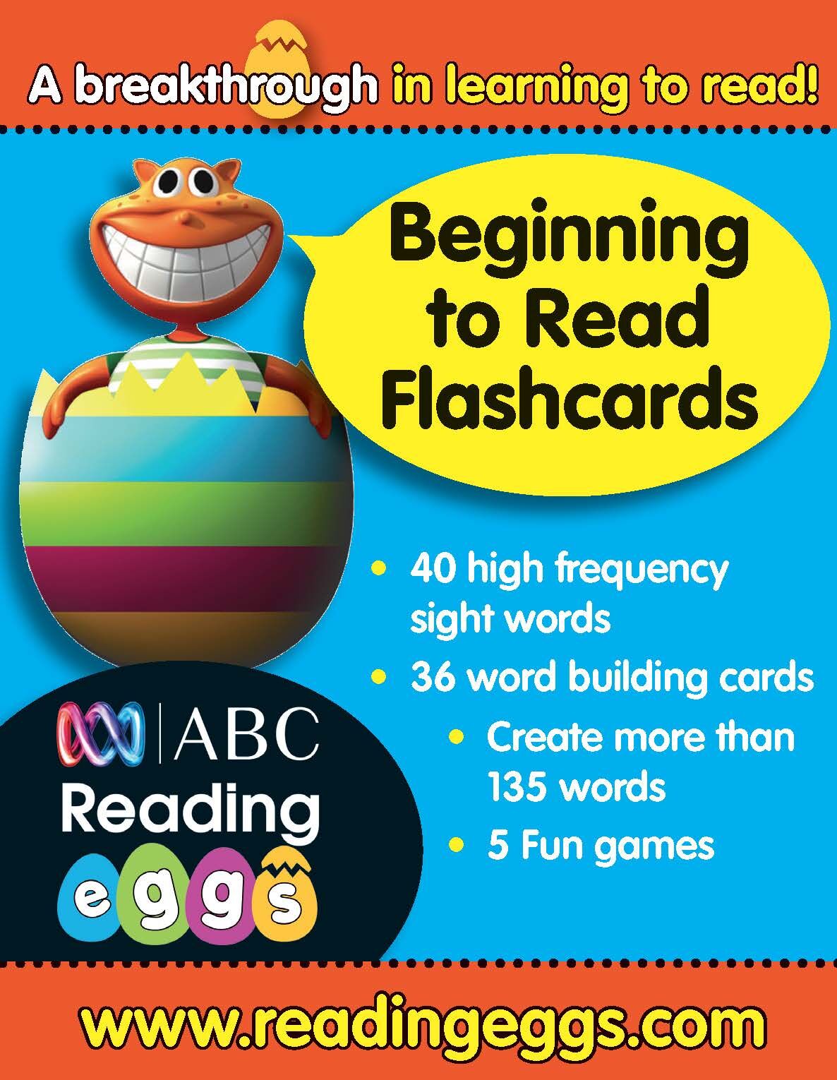 ABC Reading Eggs - Beginning to Read - Flashcards