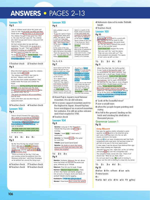 ABC Reading Eggspress - Comprehension and Grammar Workbook: Year 4
