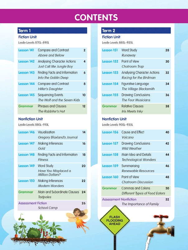 ABC Reading Eggspress - Comprehension and Grammar Workbook: Year 5