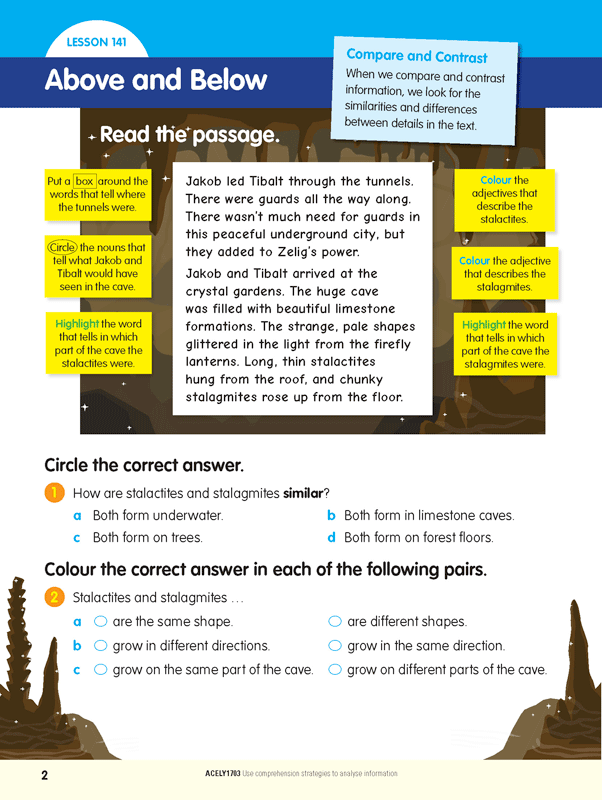 ABC Reading Eggspress - Comprehension and Grammar Workbook: Year 5