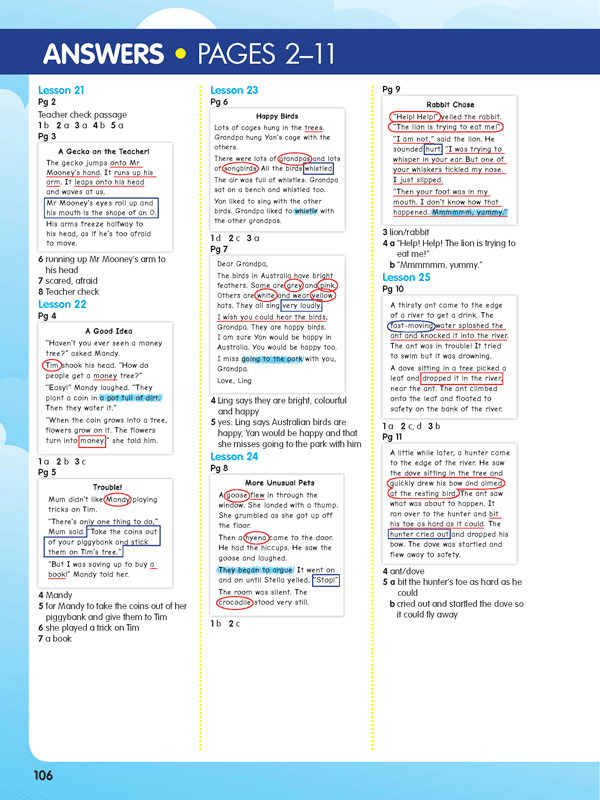 ABC Reading Eggspress - Comprehension and Grammar Workbook: Year 2