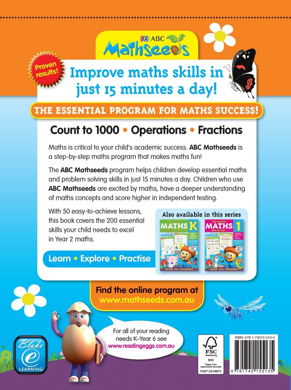 ABC Mathseeds - Maths Skills Year 2
