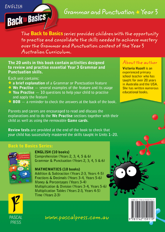 Back to Basics - Grammar and Punctuation: Year 3