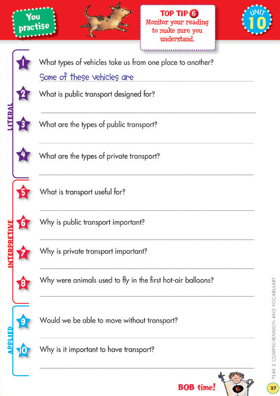 Back to Basics - Comprehension and Vocabulary: Year 2