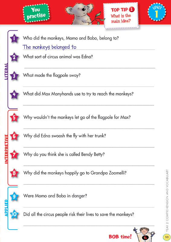 Back to Basics - Comprehension and Vocabulary: Year 2