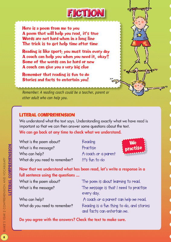 Back to Basics - Comprehension and Vocabulary: Year 2
