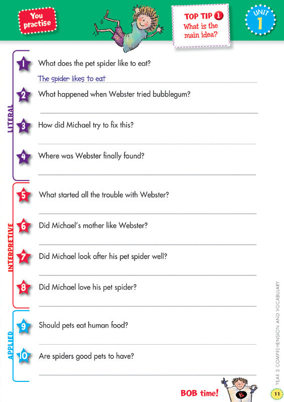 Back to Basics - Comprehension and Vocabulary: Year 3