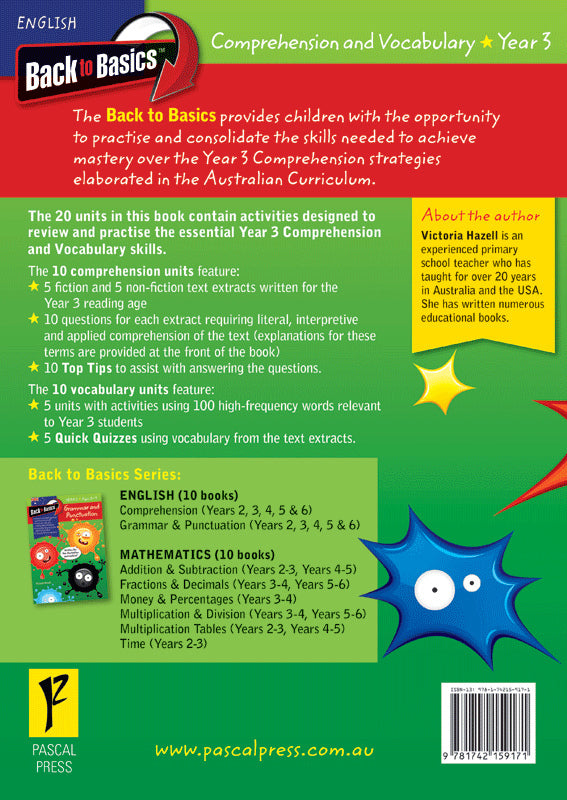 Back to Basics - Comprehension and Vocabulary: Year 3