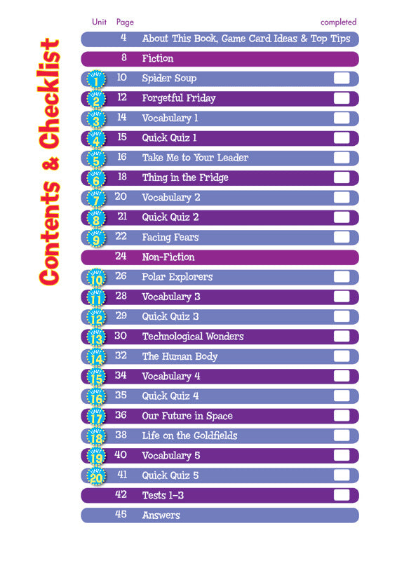 Back to Basics - Comprehension and Vocabulary: Year 3