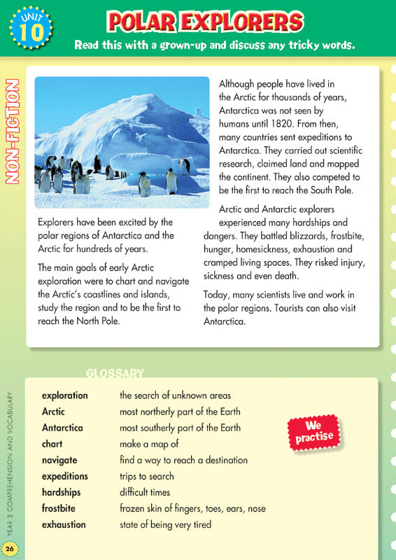 Back to Basics - Comprehension and Vocabulary: Year 3