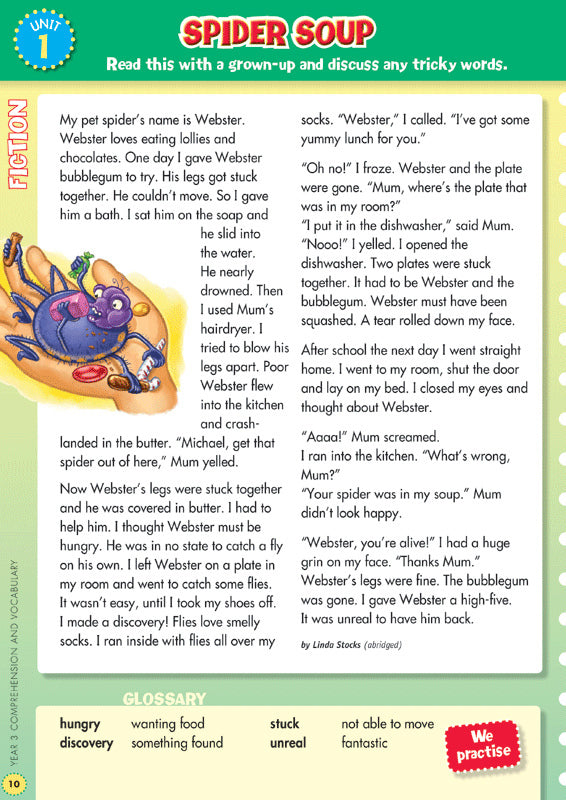 Back to Basics - Comprehension and Vocabulary: Year 3