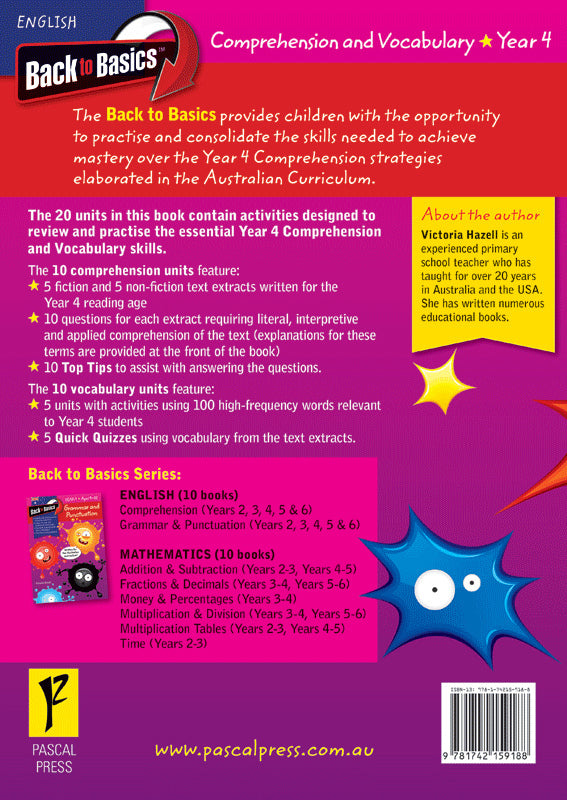 Back to Basics - Comprehension and Vocabulary: Year 4