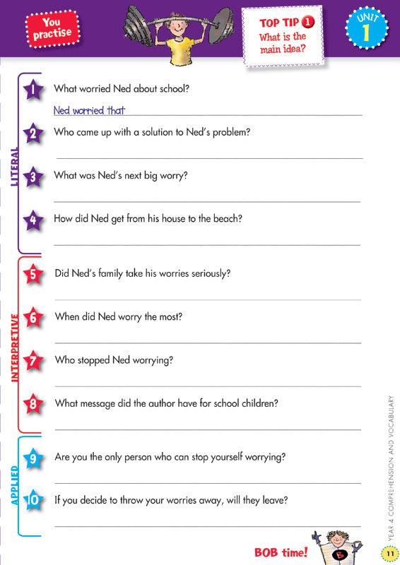 Back to Basics - Comprehension and Vocabulary: Year 4