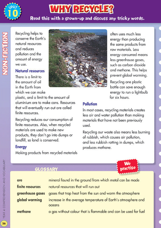 Back to Basics - Comprehension and Vocabulary: Year 4