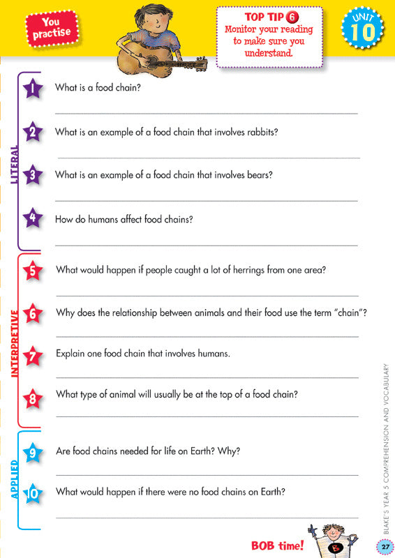 Back to Basics - Comprehension and Vocabulary: Year 5