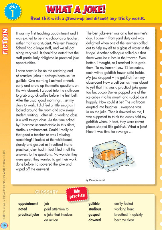 Back to Basics - Comprehension and Vocabulary: Year 5