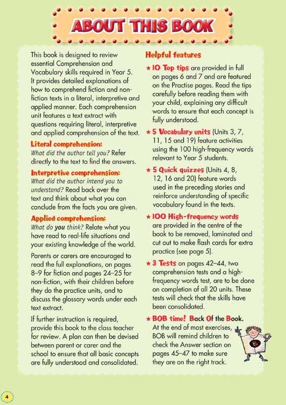 Back to Basics - Comprehension and Vocabulary: Year 5