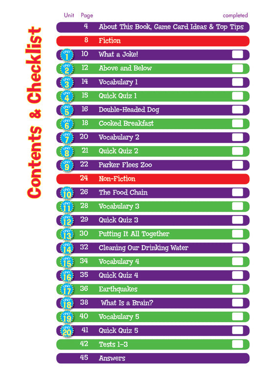 Back to Basics - Comprehension and Vocabulary: Year 5