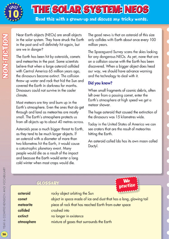 Back to Basics - Comprehension and Vocabulary: Year 6