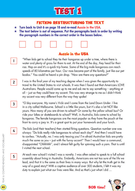 Back to Basics - Comprehension and Vocabulary: Year 6