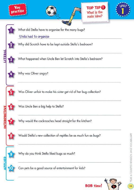 Back to Basics - Comprehension and Vocabulary: Year 6