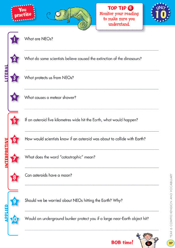 Back to Basics - Comprehension and Vocabulary: Year 6