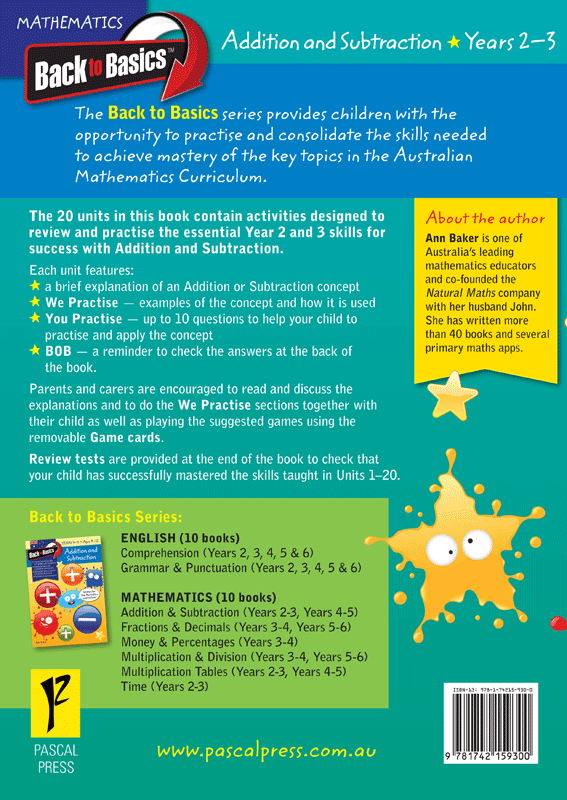 Back to Basics - Addition and Subtraction: Years 2 - 3