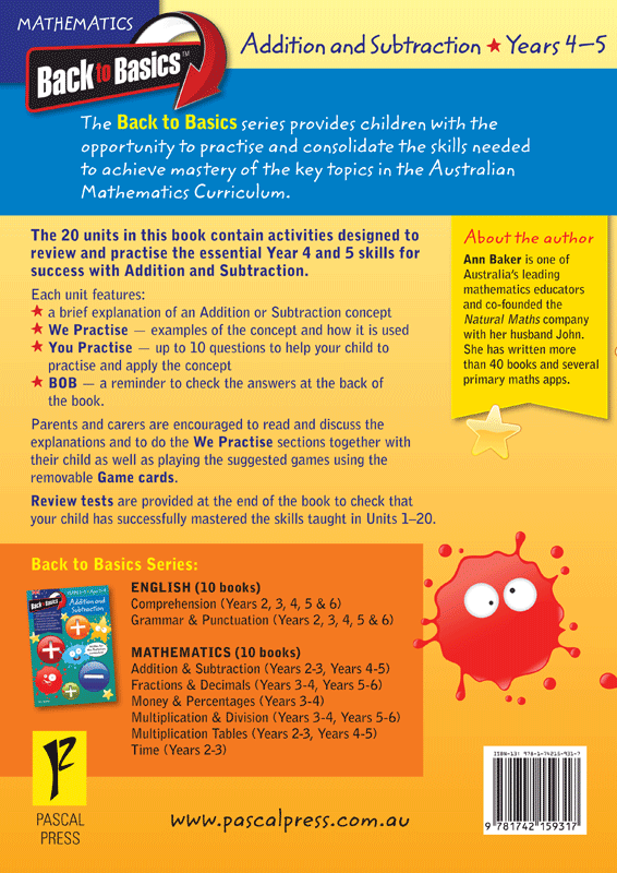 Back to Basics - Addition and Subtraction: Years 4 - 5