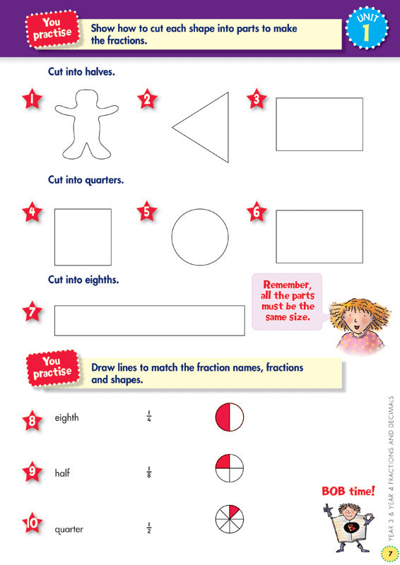 Back to Basics - Fractions and Decimals: Years 3 - 4