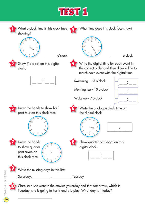 Back to Basics - Time: Years 2 - 3