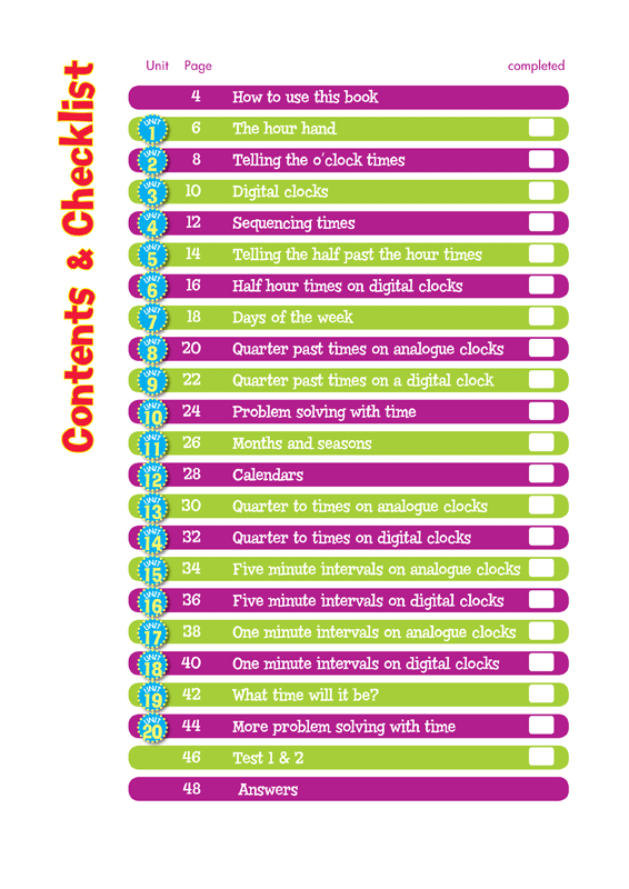 Back to Basics - Time: Years 2 - 3