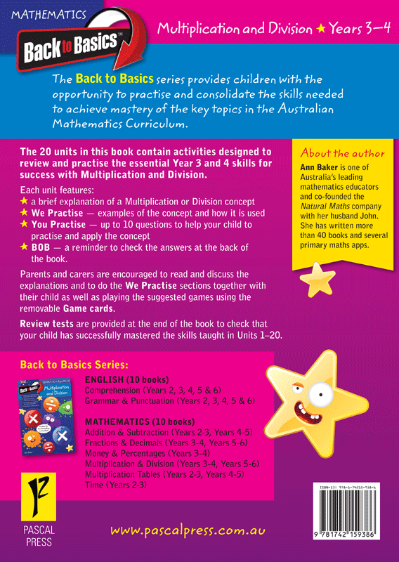 Back to Basics - Multiplication and Division Years 3 - 4