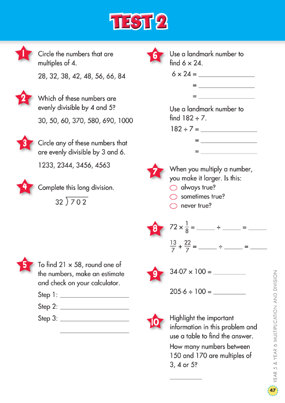 Back to Basics - Multiplication and Division: Years 5 - 6