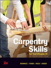 Carpentry Skills for Cert III (Second Edition)