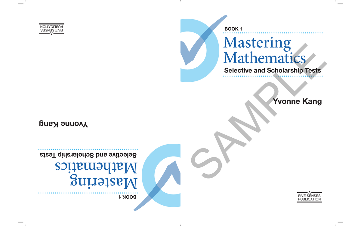 Mastering Mathematics Selective and Scholarship Tests - Book 1 sample page