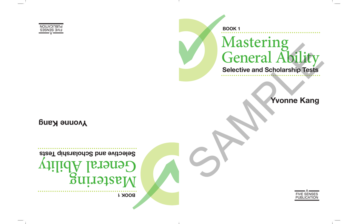 Mastering General Ability Selective and Scholarship Tests - Book 1 sample page