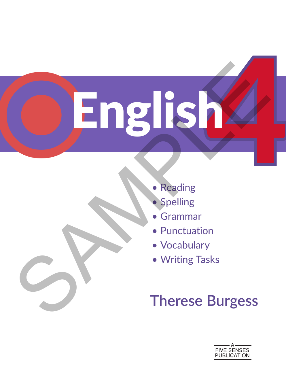 English - Year 4 sample page