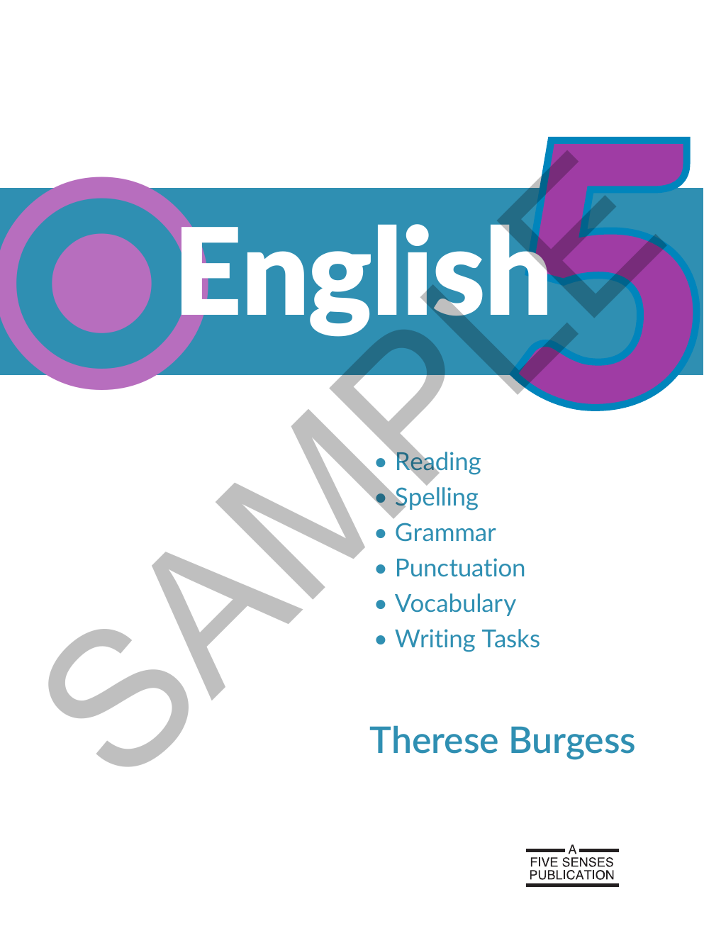 English - Year 5 sample page