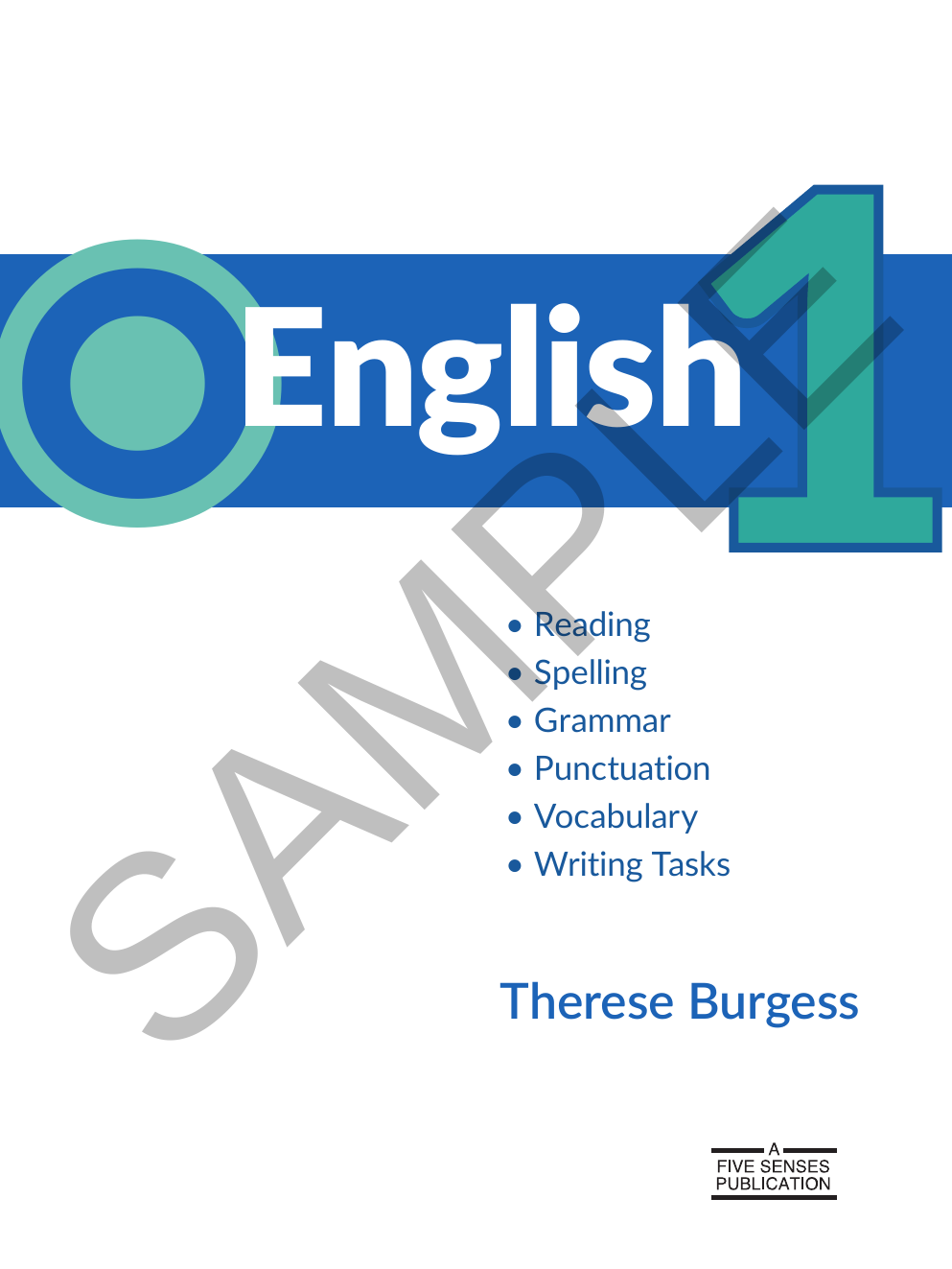 English - Year 1 sample page
