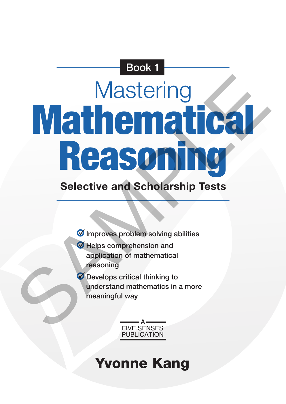 Mastering Mathematical Reasoning Selective and Scholarship Tests - Book 1 sample page