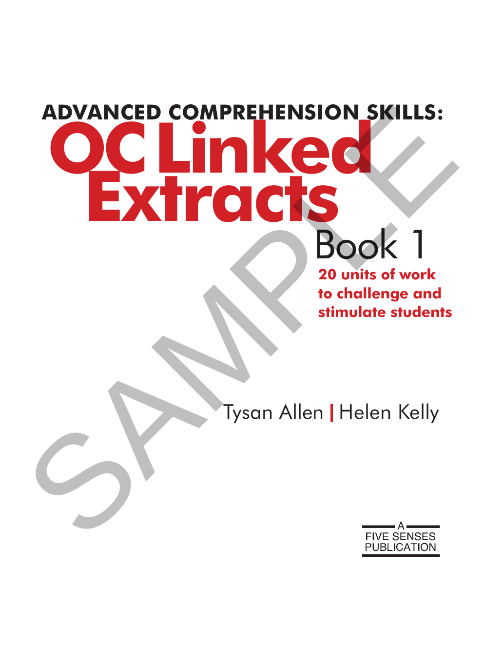 Advanced Comprehension Skills: OC Linked Extracts Book 1 sample page