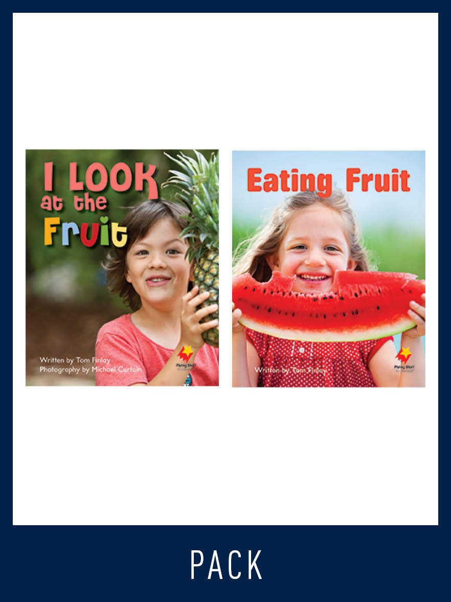 Flying Start to Literacy: Guided Reading - I Look at the Fruit & Eating Fruit - Level 1(Pack 6)