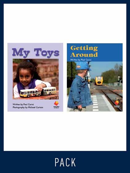 Flying Start to Literacy: Guided Reading - My Toys & Getting Around - Level 1 (Pack 10)
