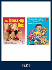Flying Start to Literacy: Guided Reading - The Dress-up Box & Going Shopping - Level 2 (Pack 6)