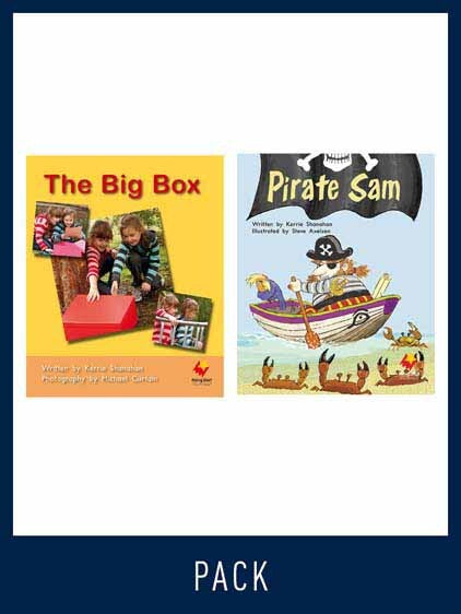 Flying Start to Literacy: Guided Reading - The Big Box & Pirate Sam - Level 4 (Pack 3)