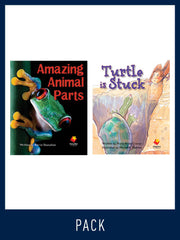 Flying Start to Literacy: Guided Reading - Amazing Animal Parts & Turtle is Stuck - Level 4 (Pack 2)